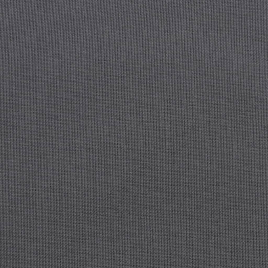 Sun lounger cushion anthracite 200x70x3 cm Oxford fabric