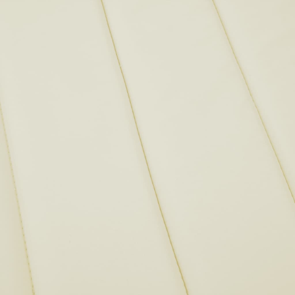 Sonnenliegen-Auflage Creme 200x70x3 cm Oxford-Gewebe