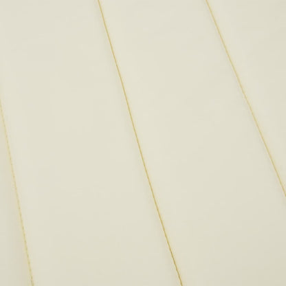 Sonnenliegen-Auflage Creme 200x70x3 cm Oxford-Gewebe