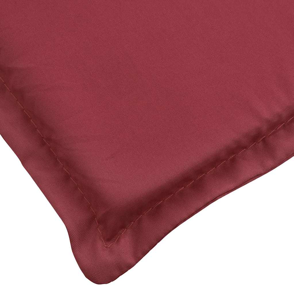 Sonnenliegen-Auflage Weinrot 200x70x3 cm Oxford-Gewebe