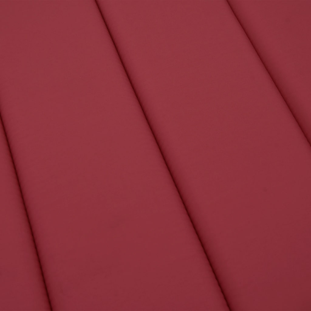 Sonnenliegen-Auflage Weinrot 200x70x3 cm Oxford-Gewebe