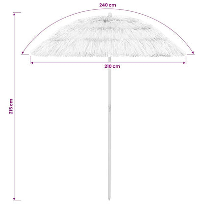 Sonnenschirm Hawaii Weiß 240 cm