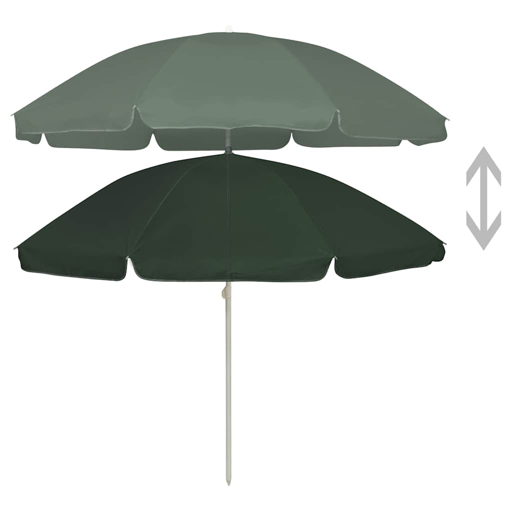Strandschirm Grün 240 cm