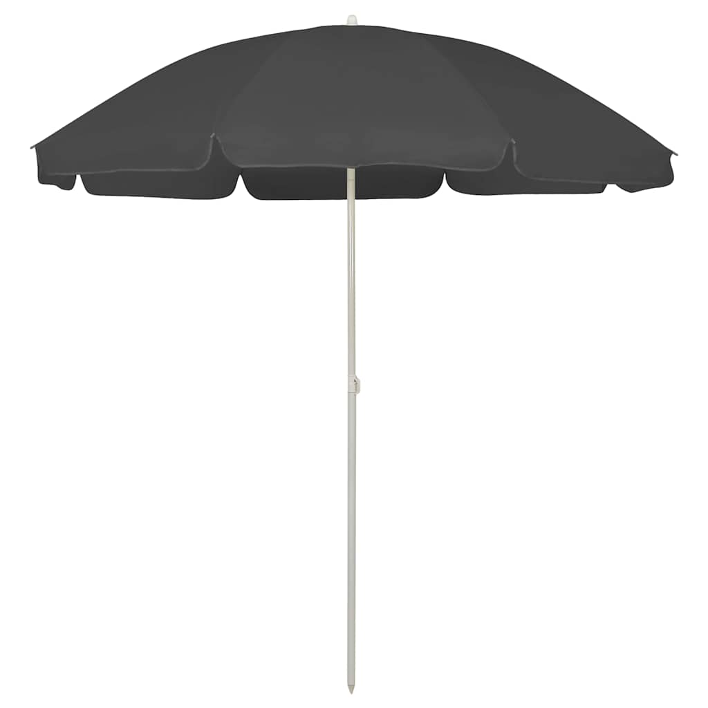 Strandschirm Anthrazit 240 cm