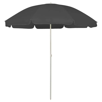 Strandschirm Anthrazit 240 cm