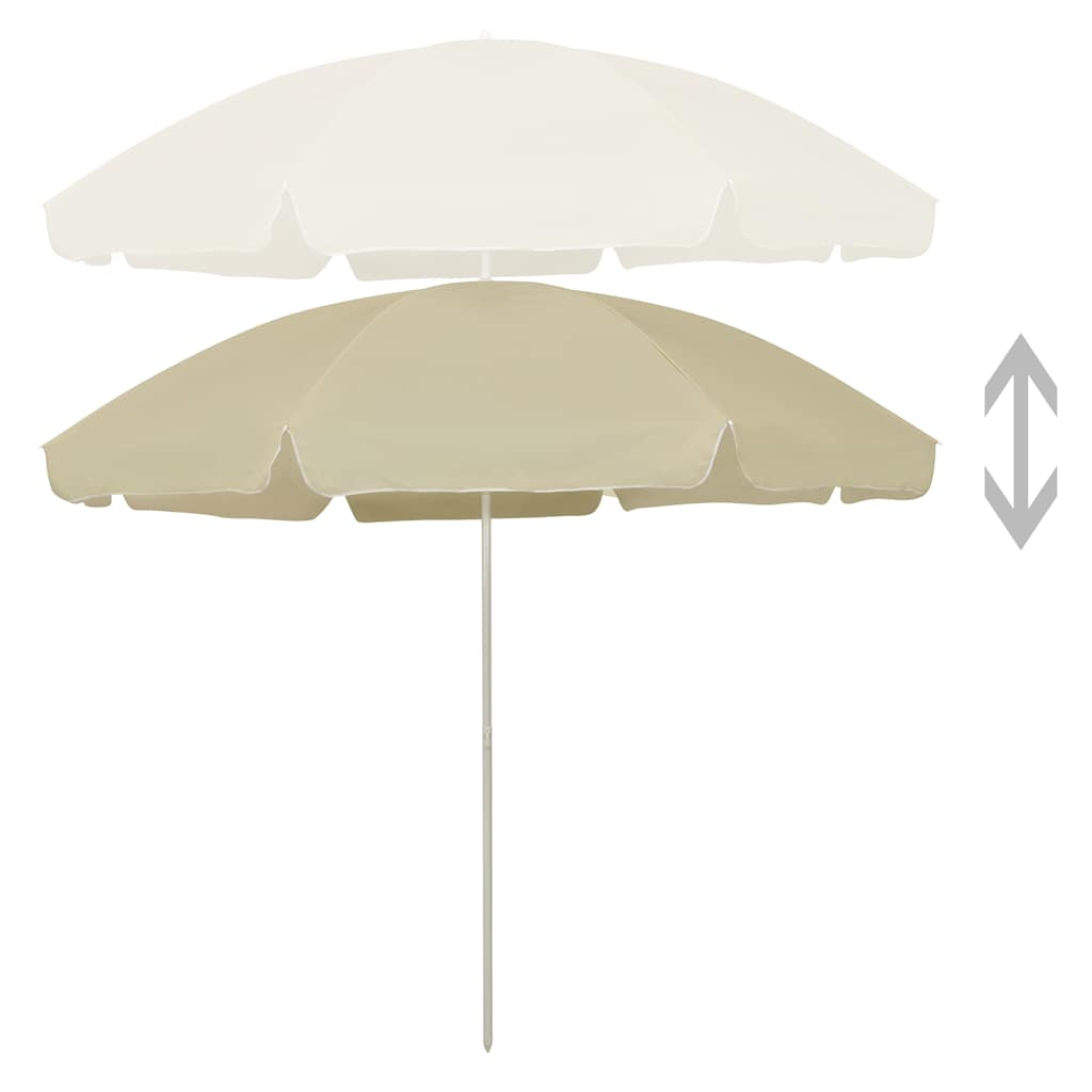 Strandschirm Sandgelb 300 cm