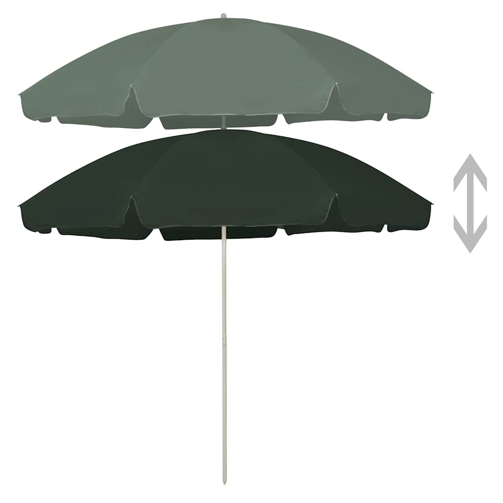 Strandschirm Grün 300 cm