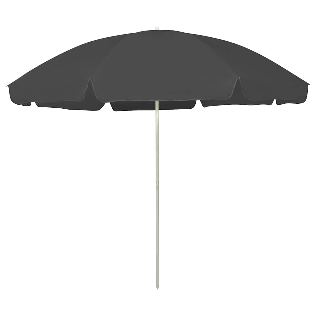 Strandschirm Anthrazit 300 cm