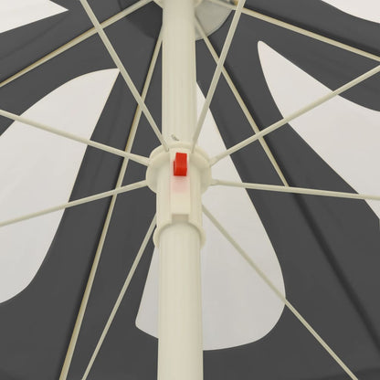 Strandschirm Anthrazit 240 cm