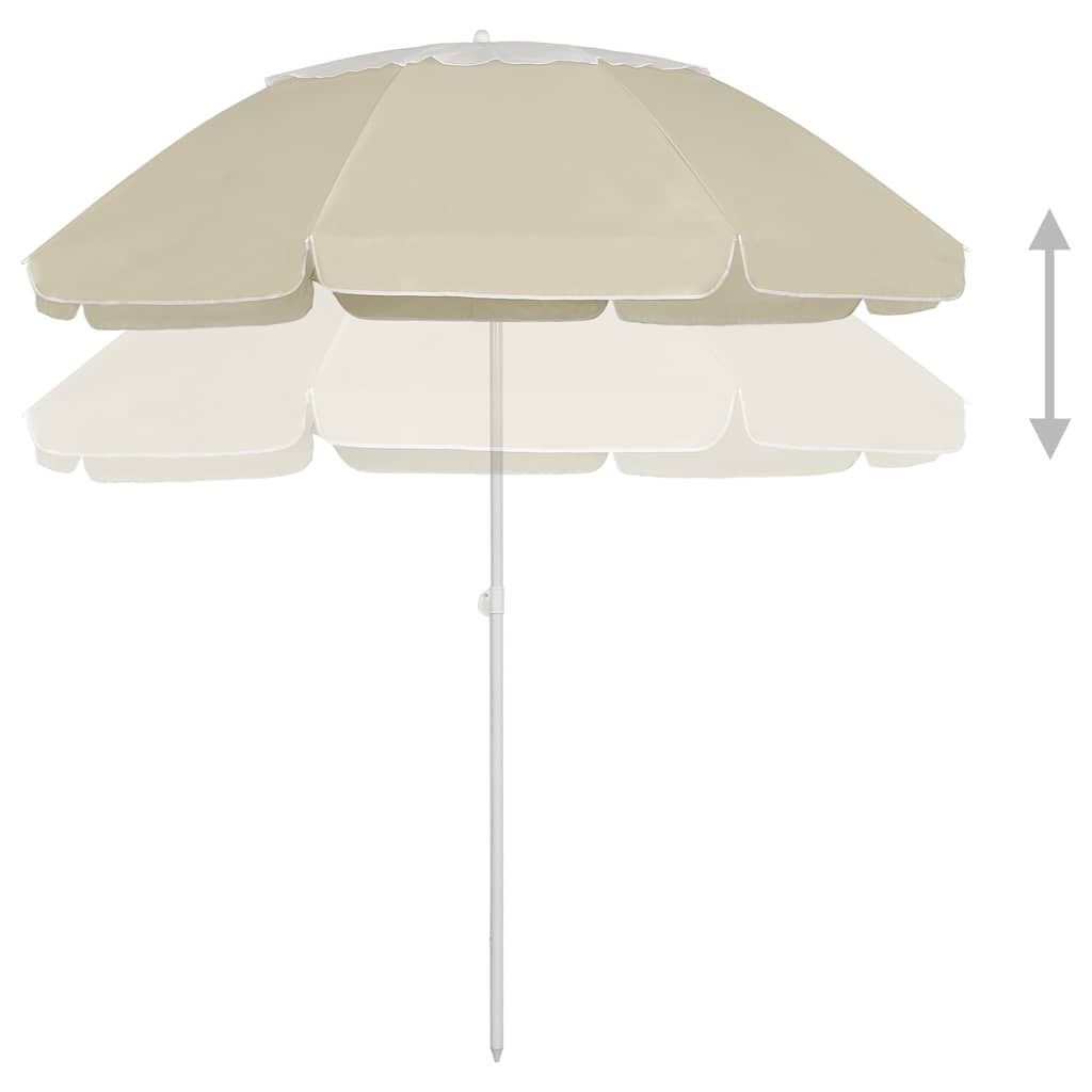 Strandschirm Sandgelb 300 cm
