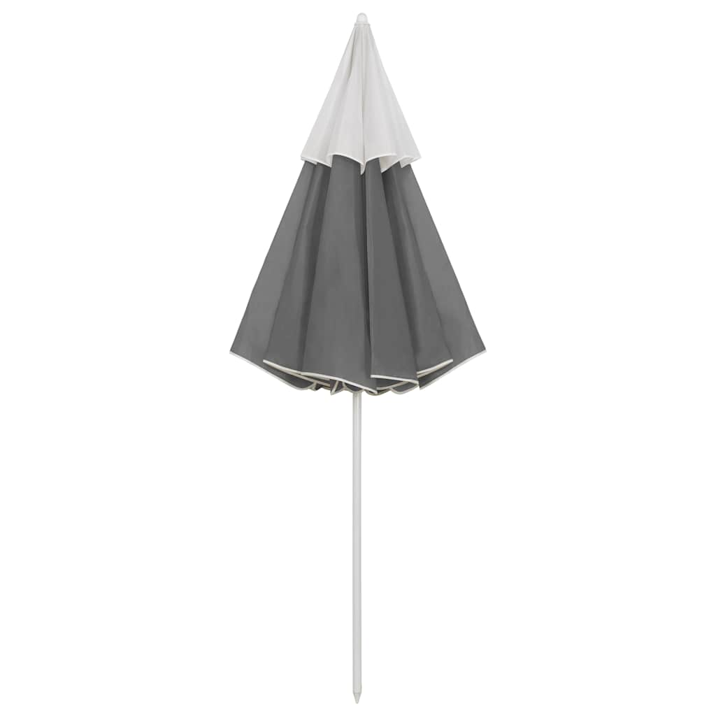 Strandschirm Anthrazit 300 cm