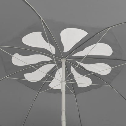 Strandschirm Anthrazit 300 cm