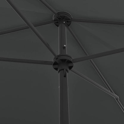 Strandschirm Anthrazit 200x125 cm