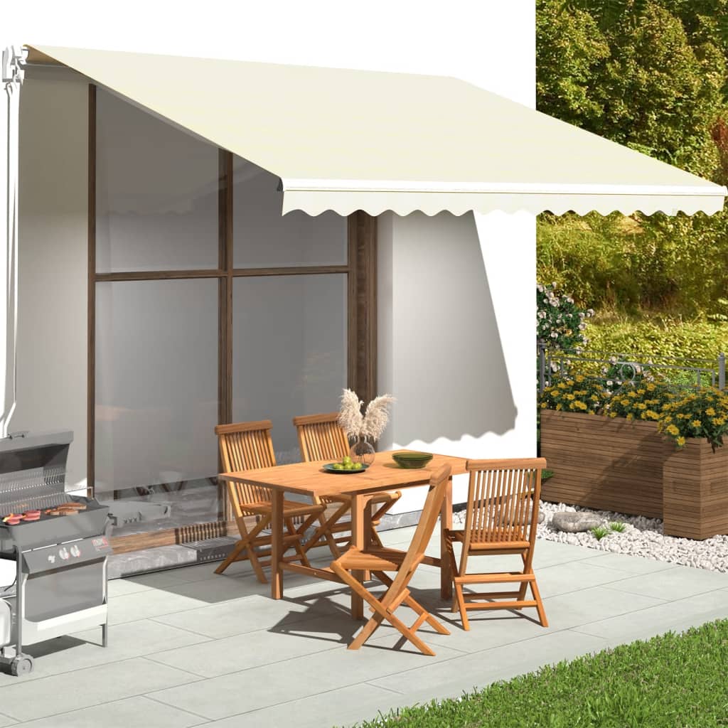 Ersatzstoff für Markise Creme 450x350 cm Polyester