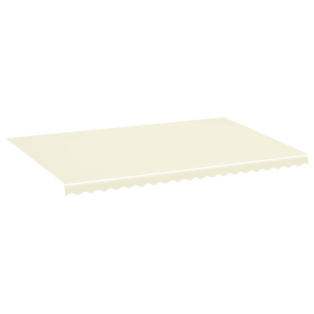 Ersatzstoff für Markise Creme 500x350 cm Polyester