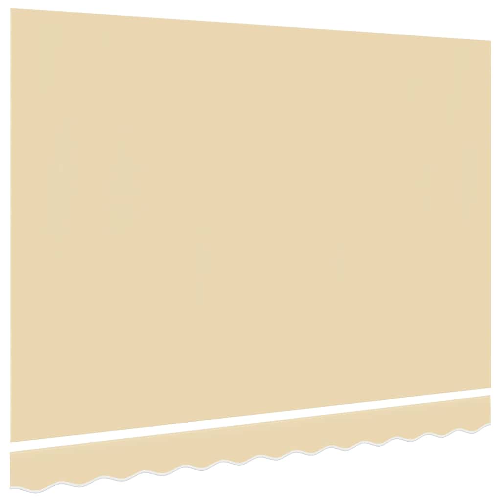 Ersatzstoff für Markise Creme 500x350 cm Polyester