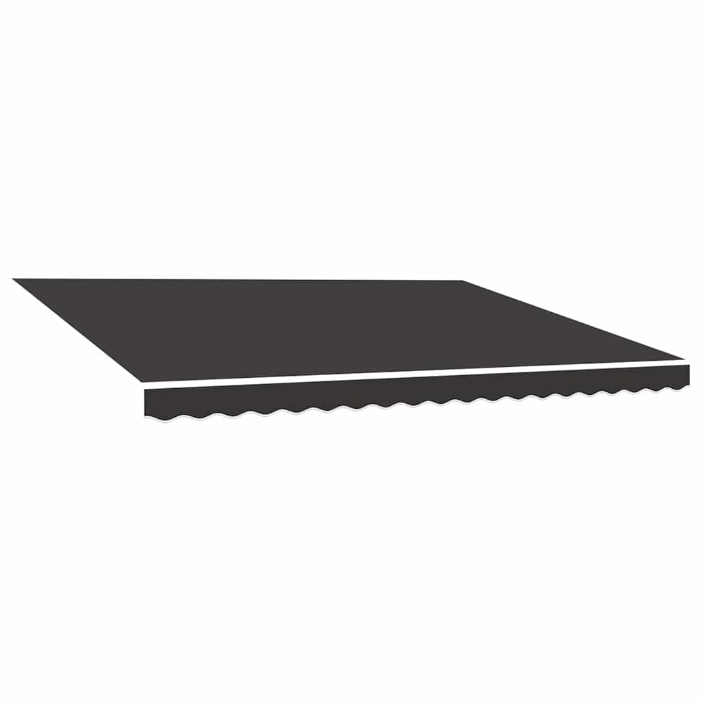 Ersatzstoff für Markise Anthrazit 450x350 cm Polyester