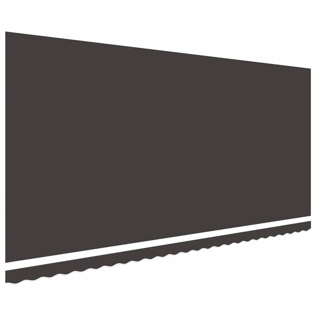 Ersatzstoff für Markise Anthrazit 600x350 cm Polyester