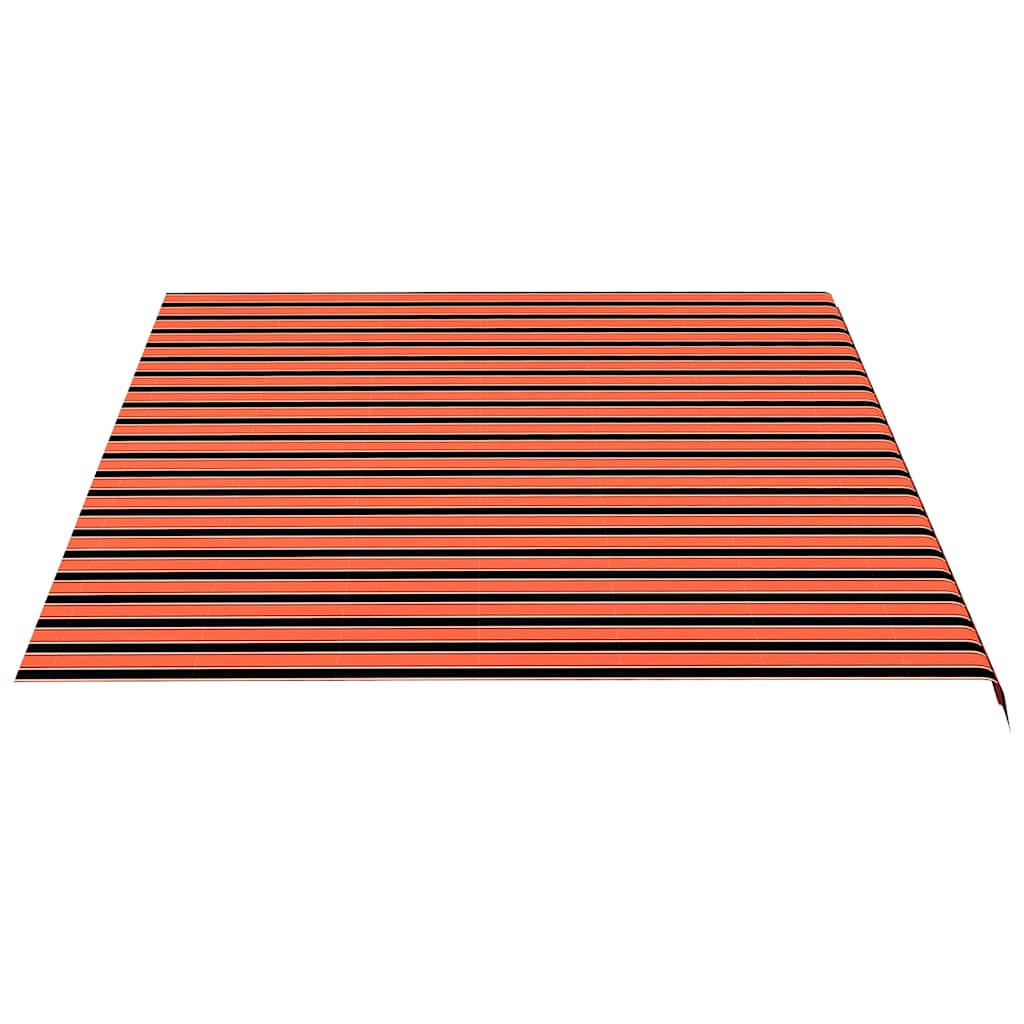 Markisenbespannung Orange und Braun 5x3,5 m