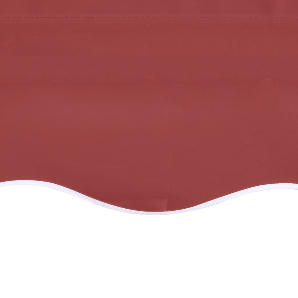 Ersatzstoff für Markise Burgunderrot 450x300 cm Polyester