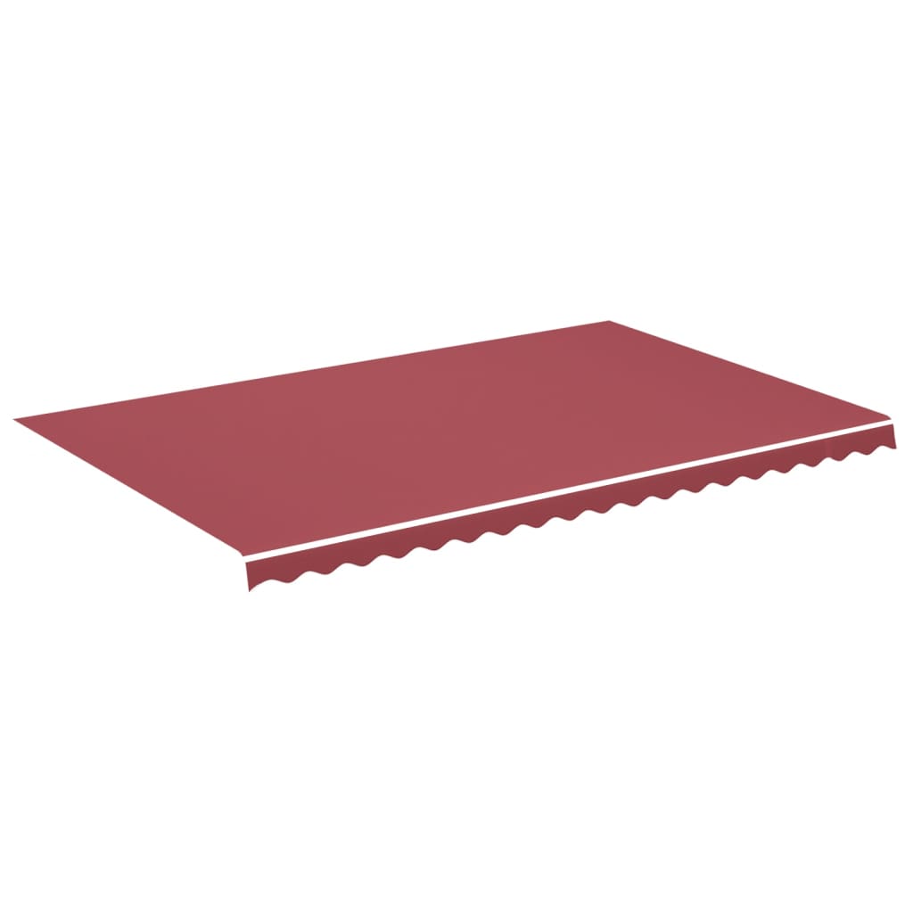 Ersatzstoff für Markise Burgunderrot 500x300 cm Polyester