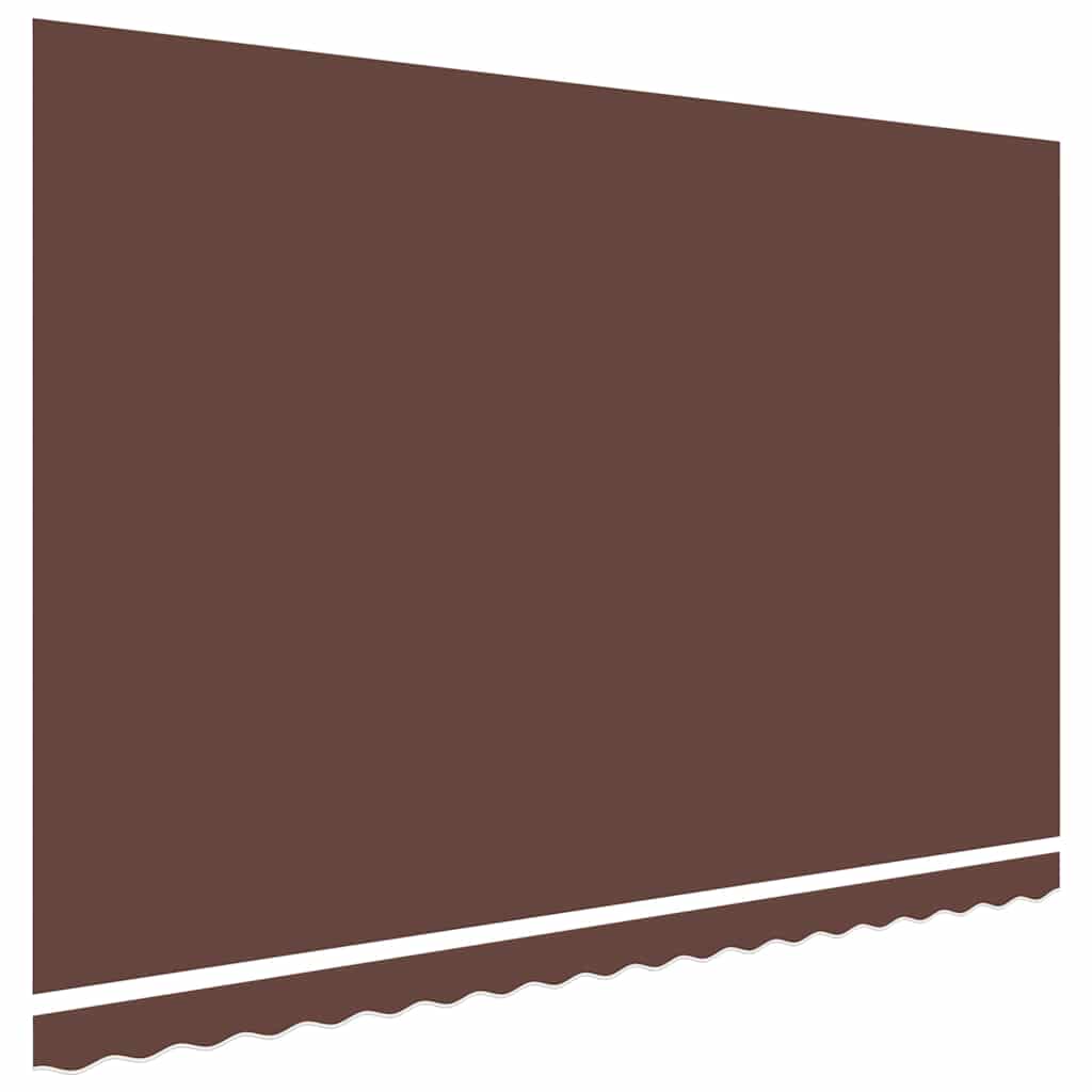 Ersatzstoff für Markise Braun 450x300 cm Polyester