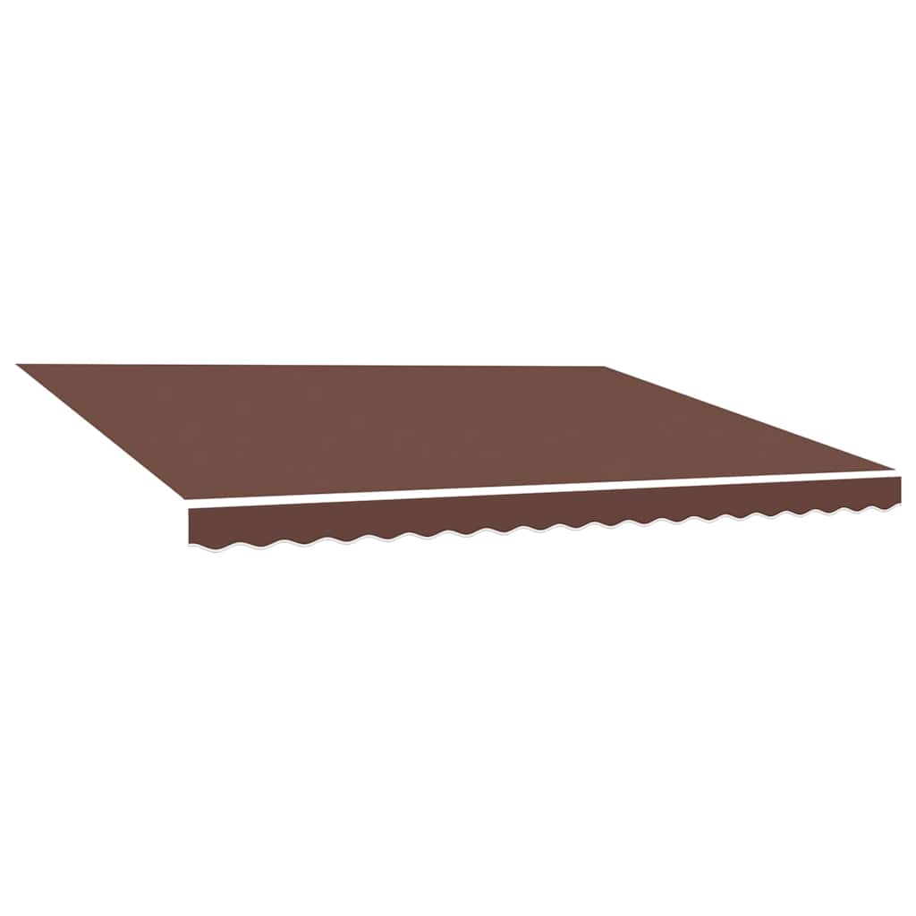 Ersatzstoff für Markise Braun 500x300 cm Polyester