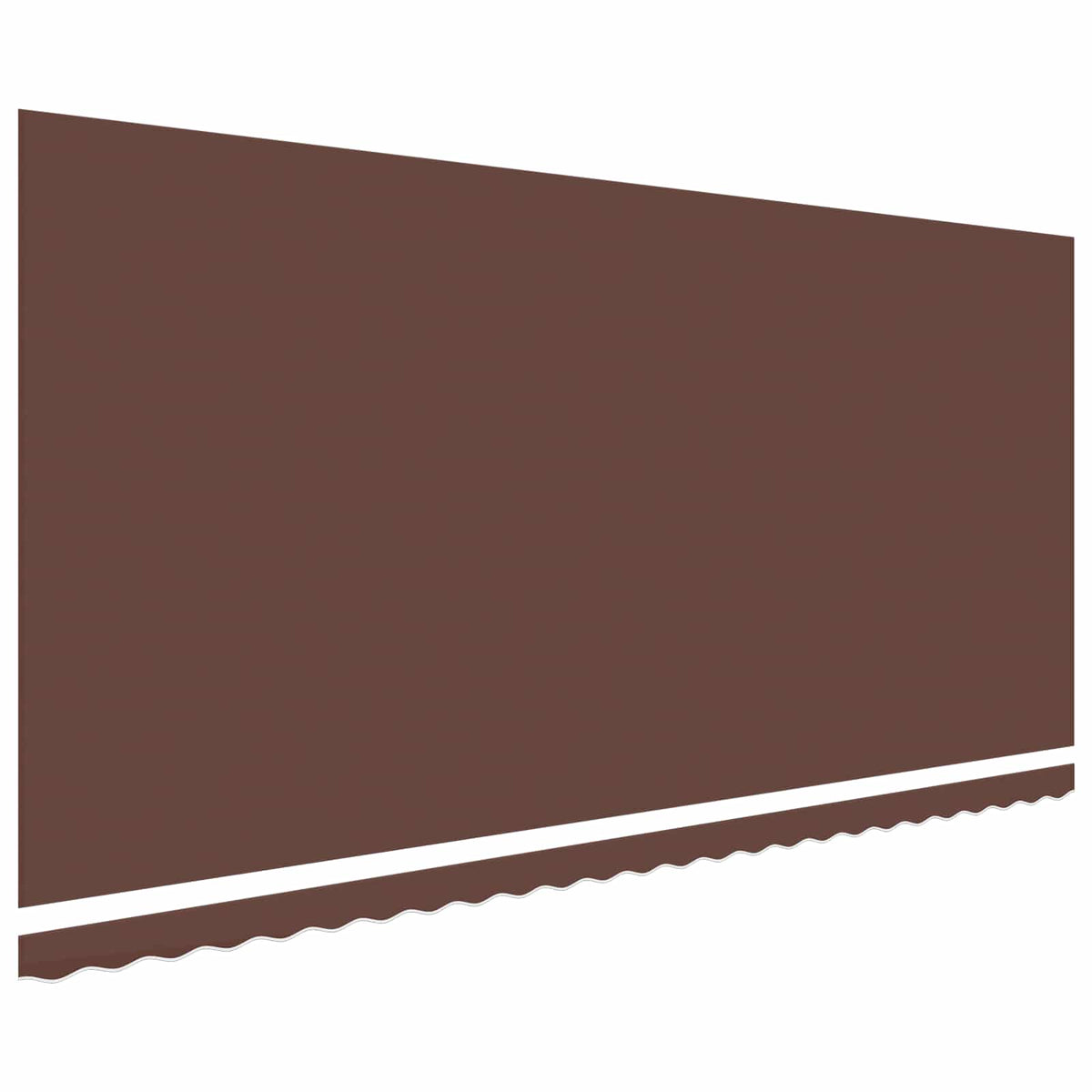 Ersatzstoff für Markise Braun 600x300 cm Polyester