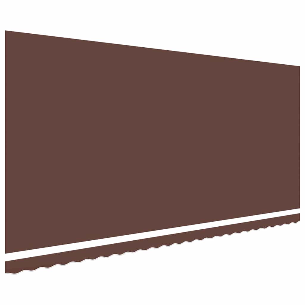Ersatzstoff für Markise Braun 600x350 cm Polyester
