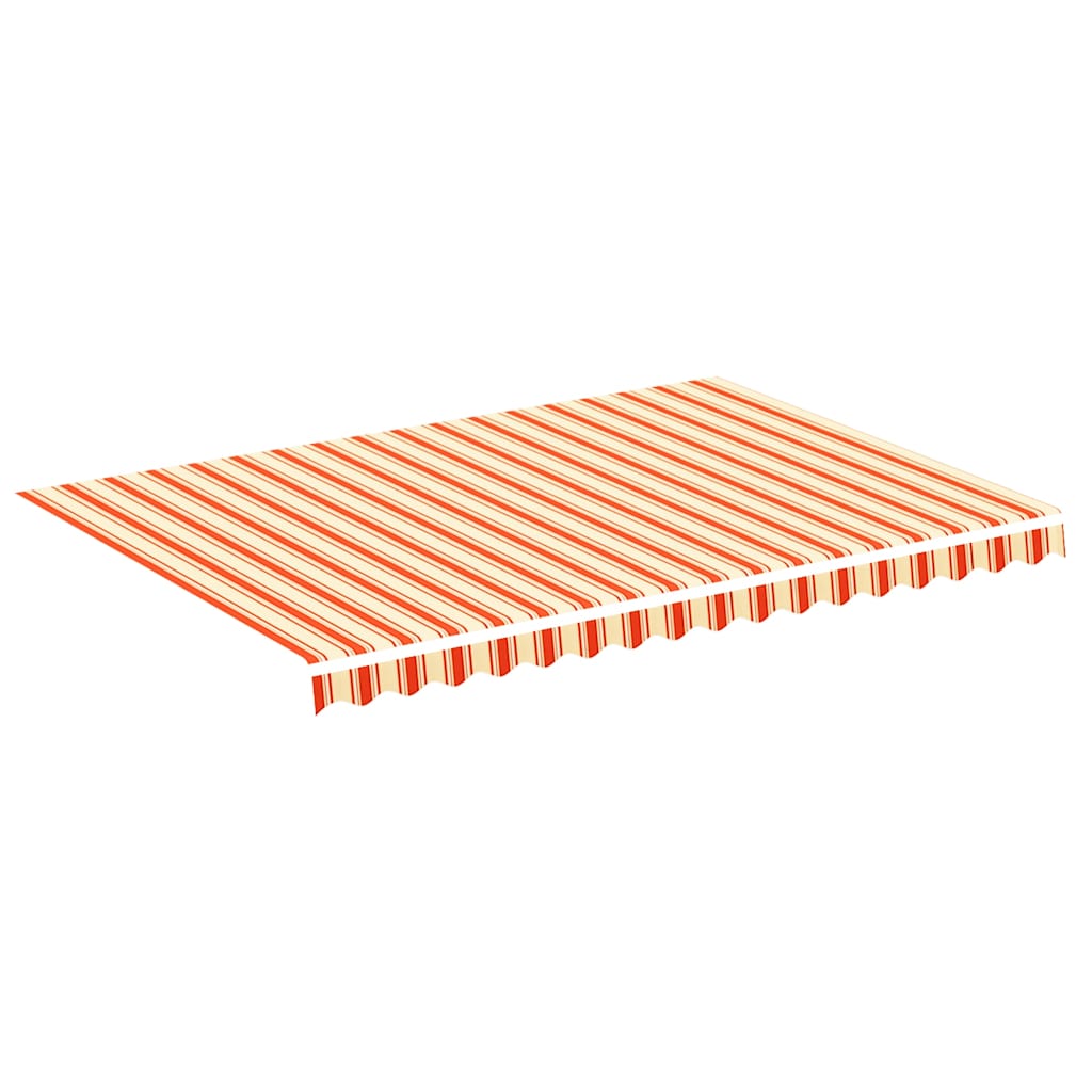 Ersatzstoff für Markise Gelb und Orange 350x250 cm Polyester