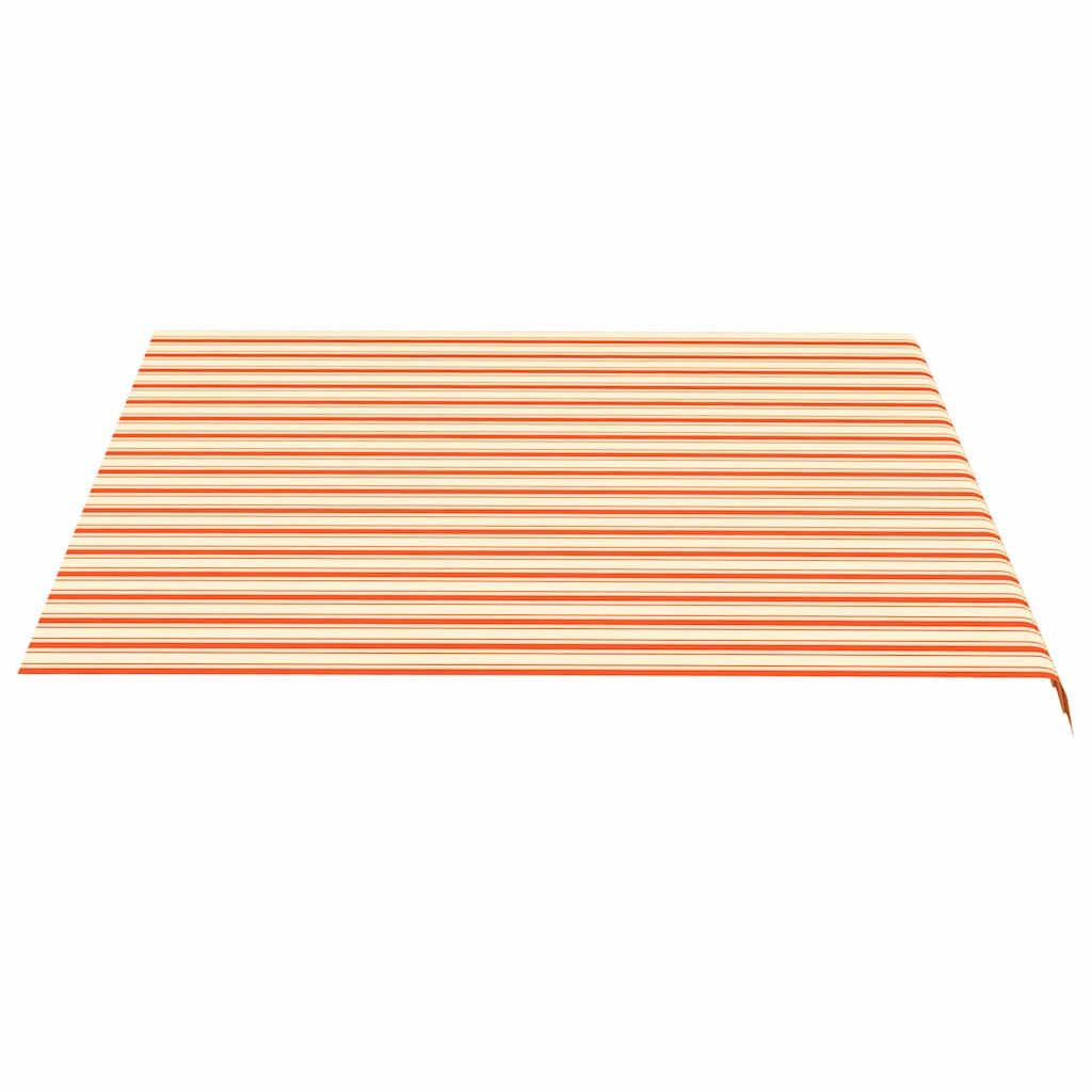 Ersatzstoff für Markise Gelb und Orange 400x350 cm Polyester