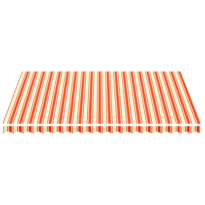 Ersatzstoff für Markise Gelb und Orange 4,5x3,5 m Polyester