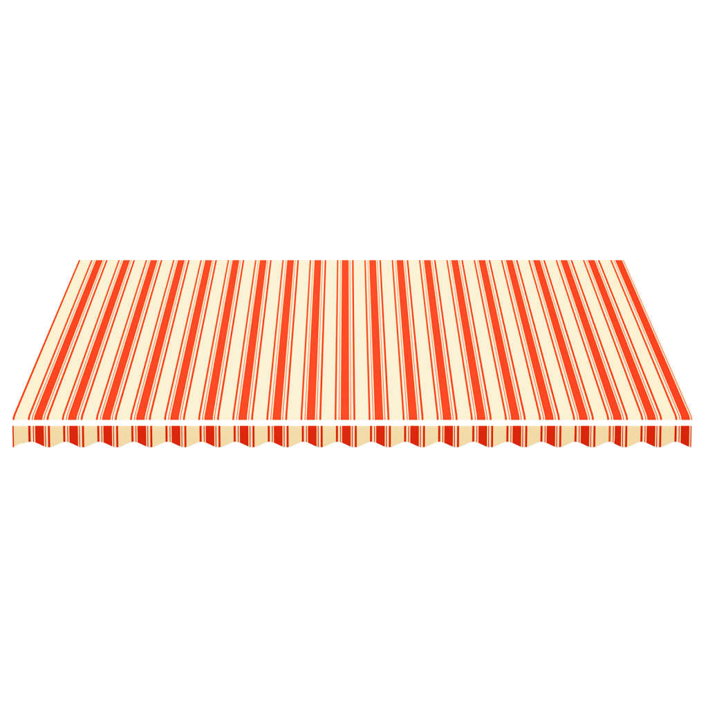 Ersatzstoff für Markise Gelb und Orange 500x350 cm Polyester