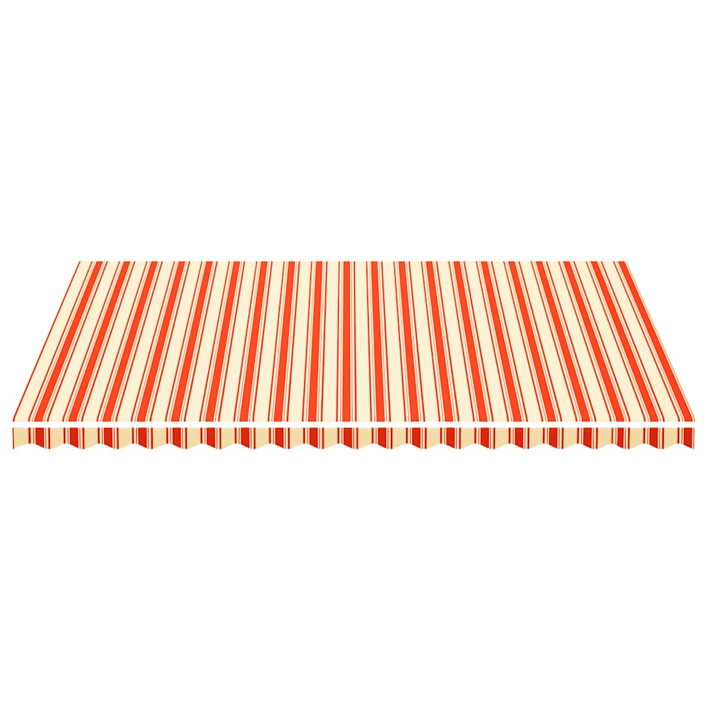 Ersatzstoff für Markise Gelb und Orange 500x350 cm Polyester