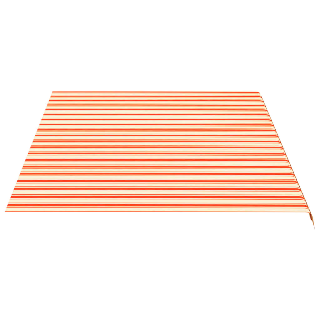 Ersatzstoff für Markise Gelb und Orange 500x350 cm Polyester
