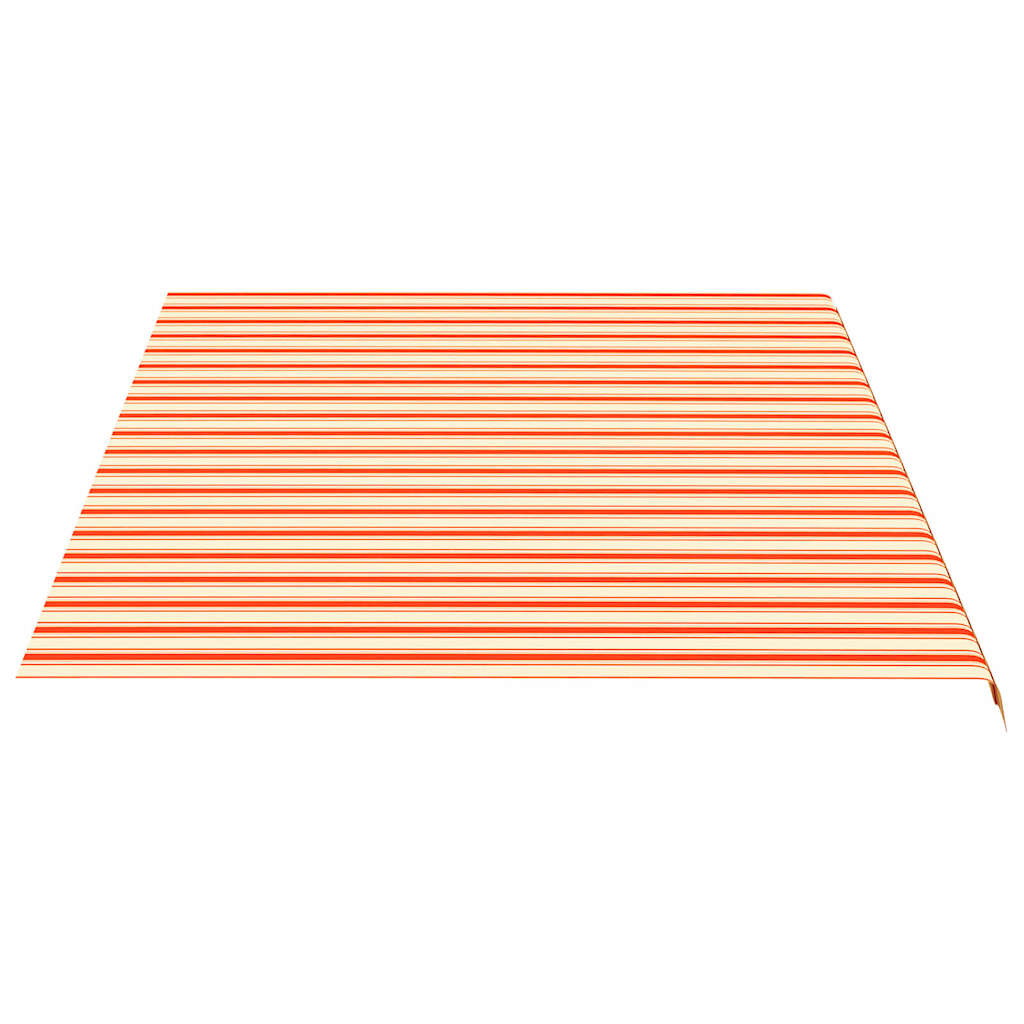 Ersatzstoff für Markise Gelb und Orange 500x350 cm Polyester