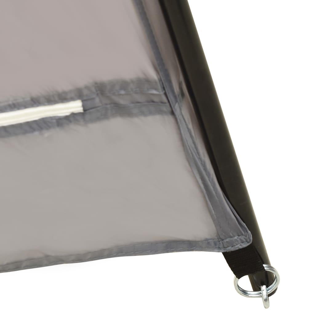 Pool-Zelt Stoff 590x520x250 cm Grau
