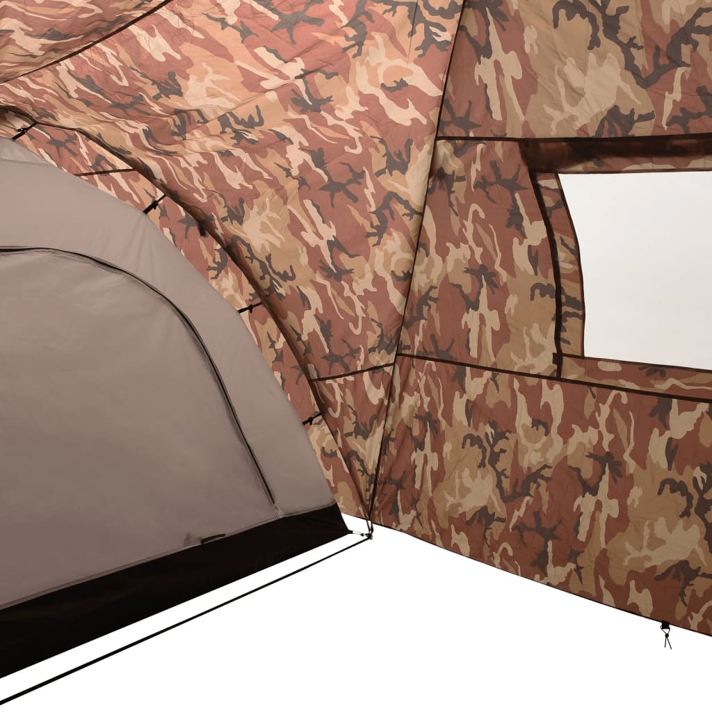 Camping-Zelt Iglu 650x240x190 cm 8 Personen Camouflage