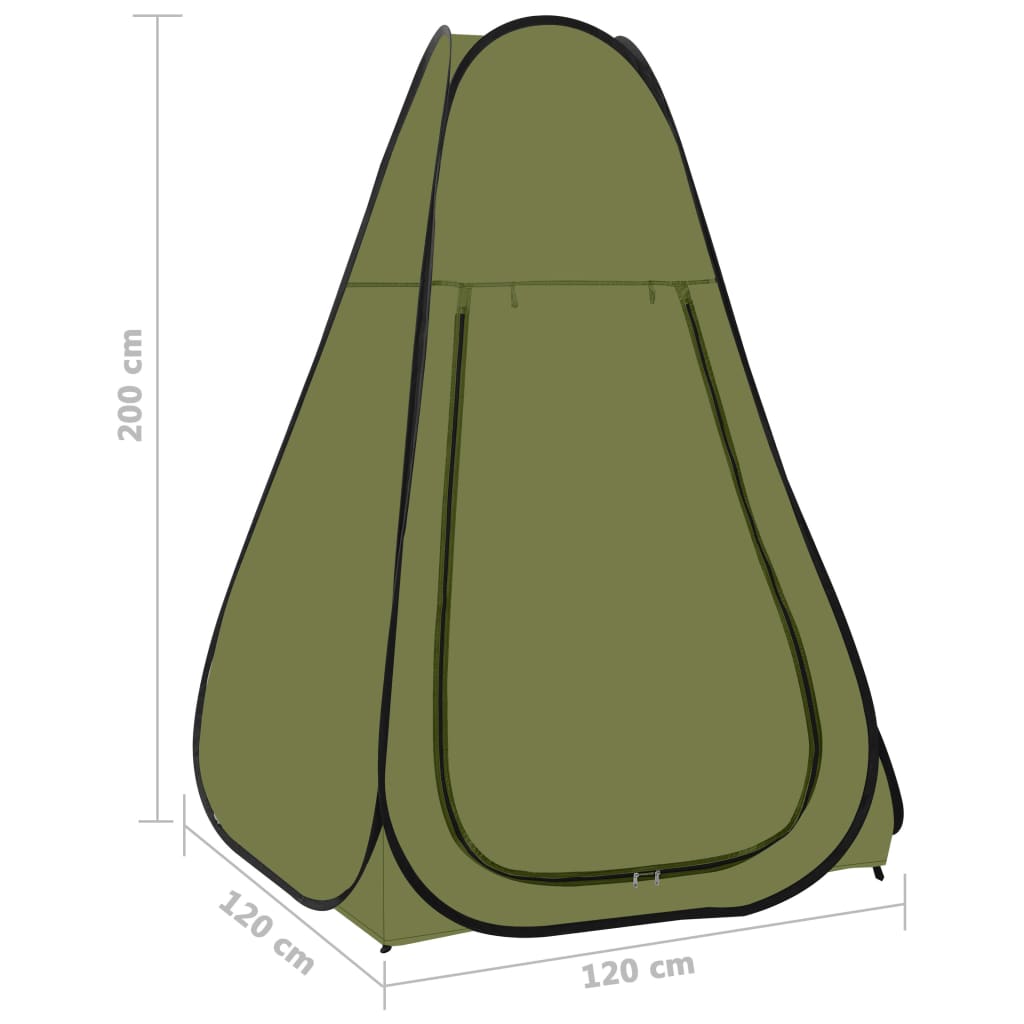 Pop-Up Duschzelt Grün