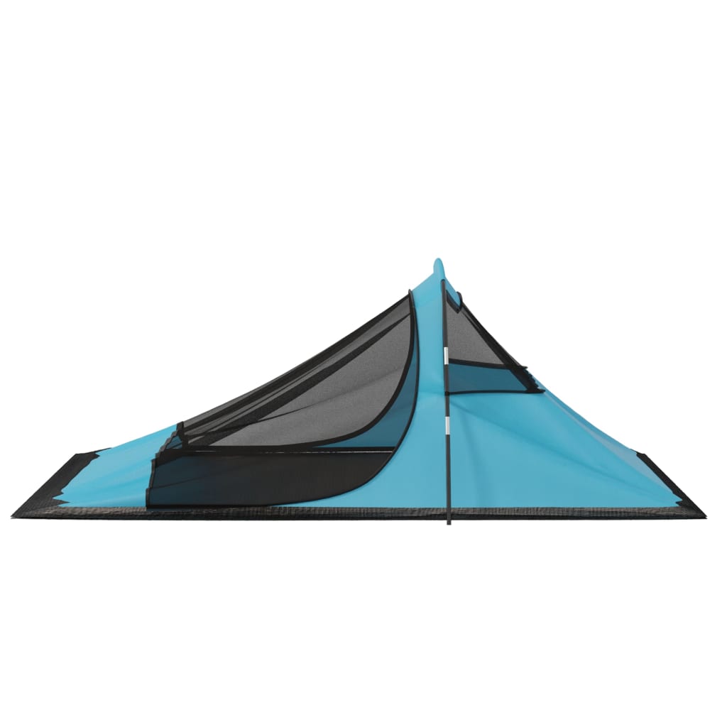 Tente de camping 317x240x100 cm bleue