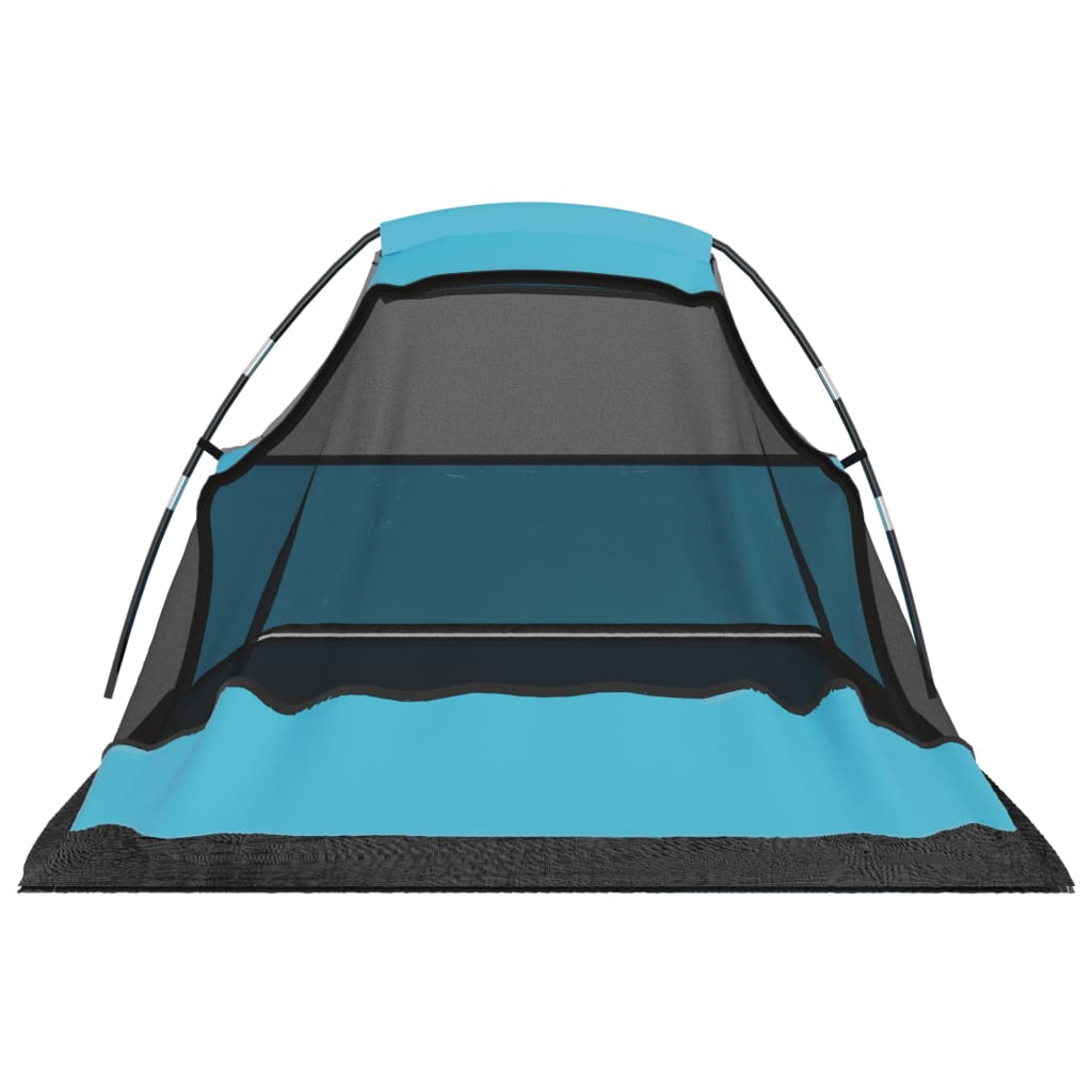 Tente de camping 317x240x100 cm bleue