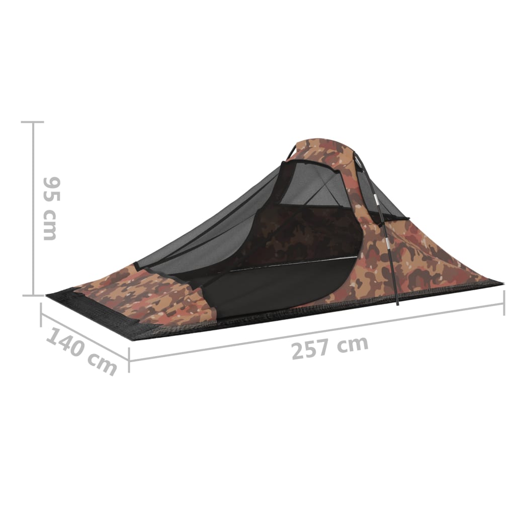 Campingzelt 317x240x100 cm Camouflage