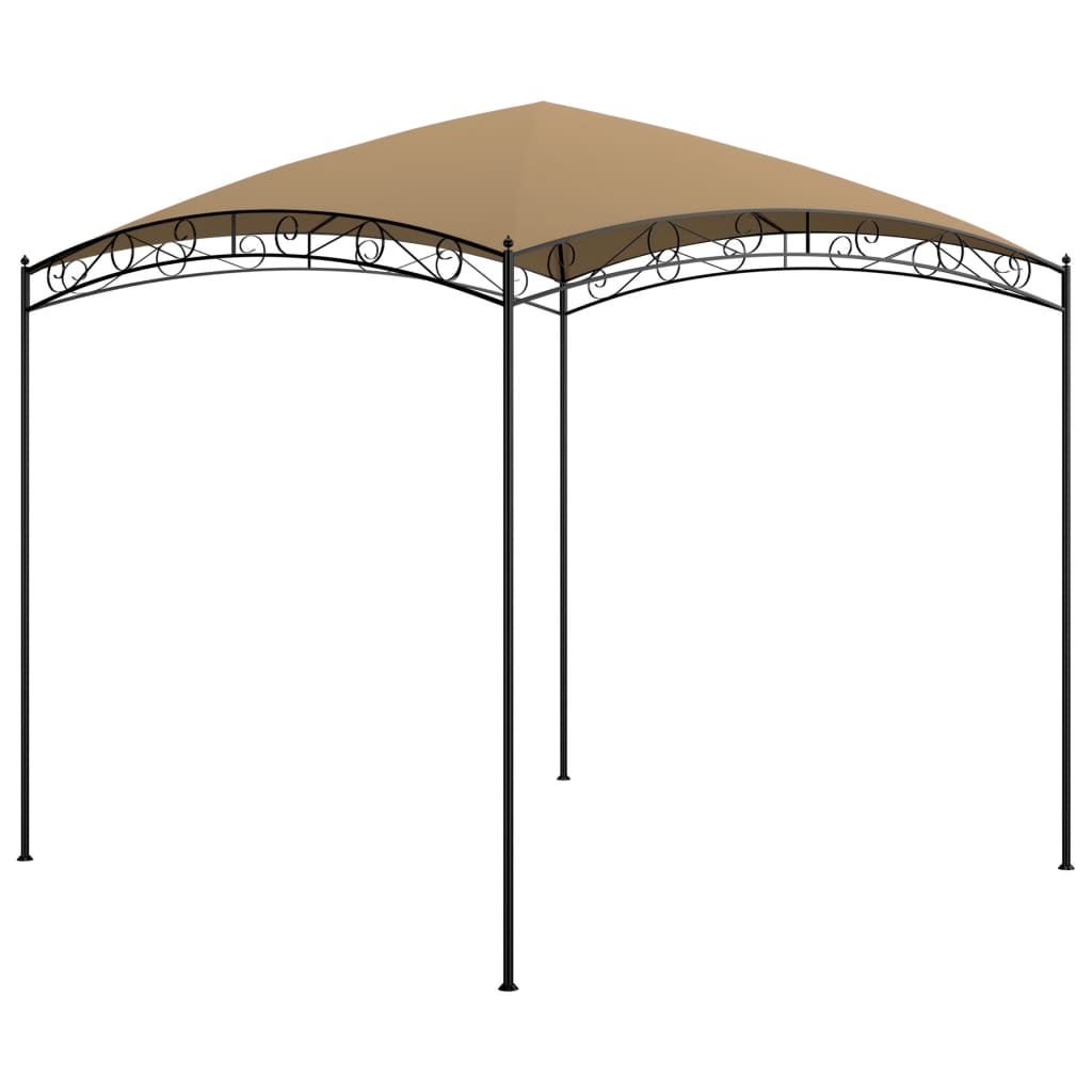 Pavillon 3x3x2,65 m Taupe 180 g/m²