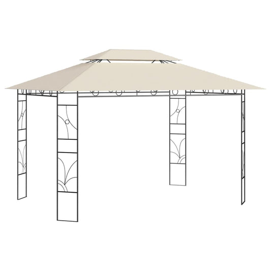 Pavillon 4x3x2,7 m Creme 160 g/m²