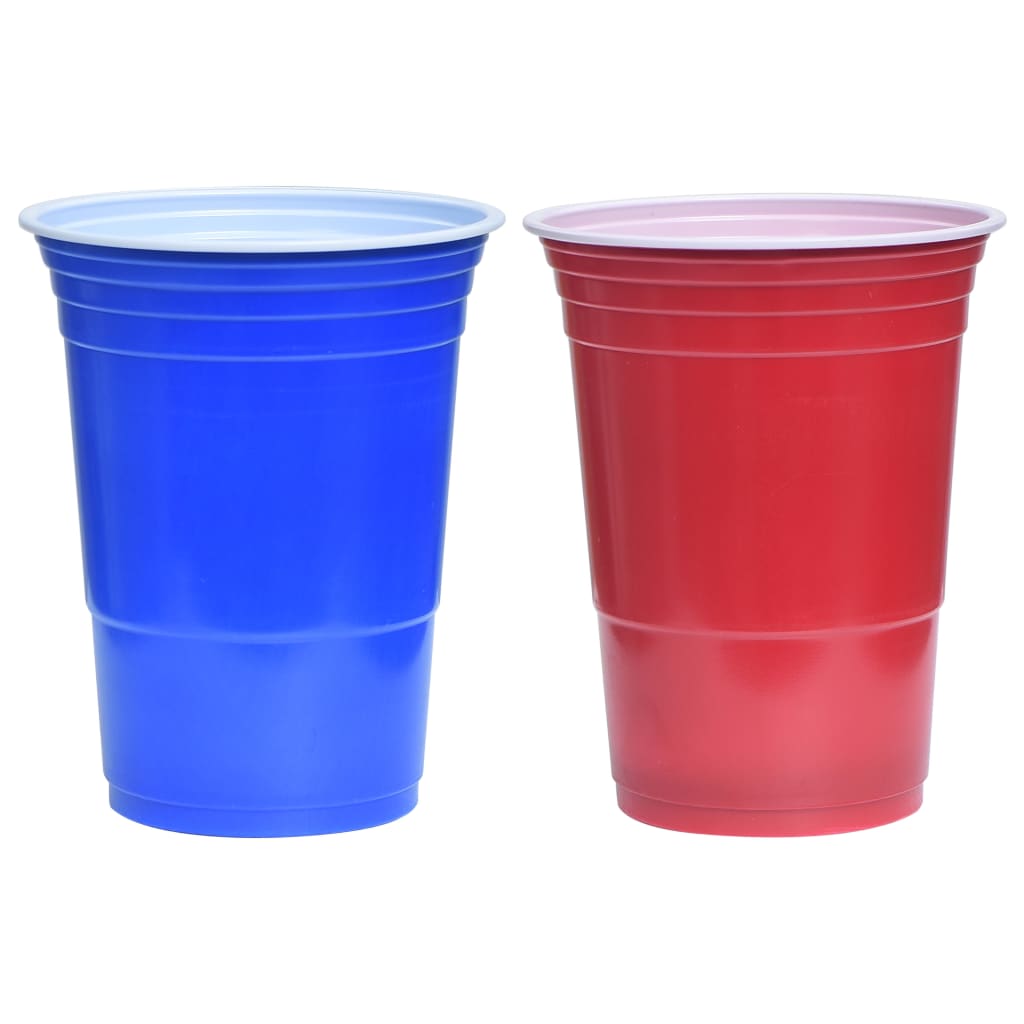 Bier-Pong-Tisch mit Tassen und Bällen Klappbar 240 cm