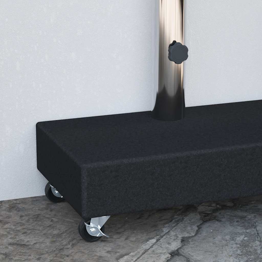 Schirmständer Schwarz 45x25x8 cm Granit