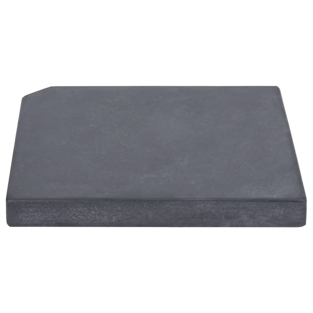 Plaque de Poids Parasol Granit Noir Carré 25kg