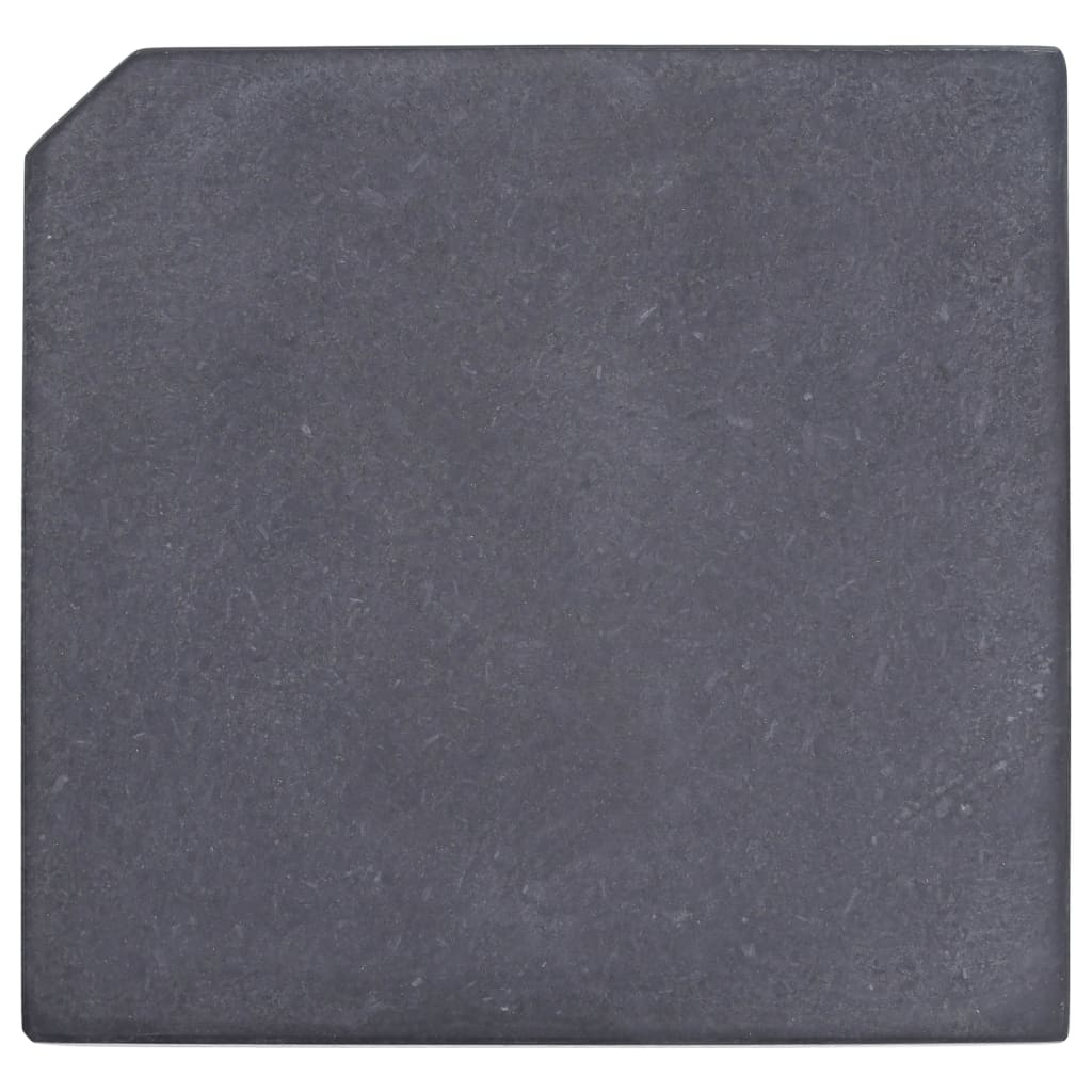 Plaque de Poids Parasol Granit Noir Carré 25kg