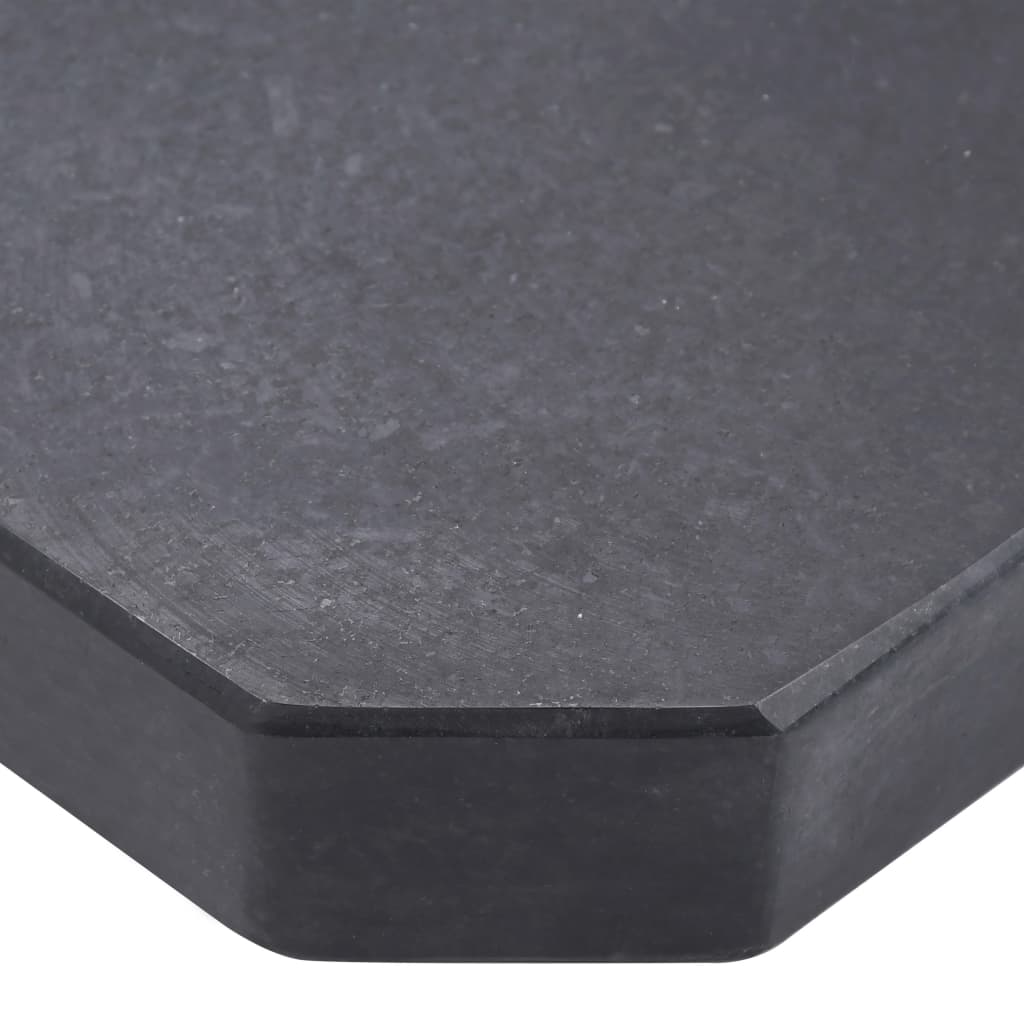 Plaque de Poids Parasol Granit Noir Carré 25kg