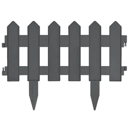 Rasenkanten 25 Stk. Anthrazit 10 m PP